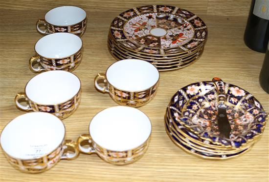 A Royal Crown Derby part tea service